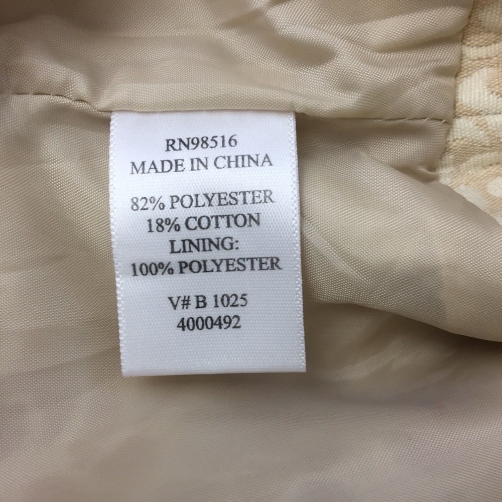 Coldwater Creek. Dress. Tan/Cream. Sz. 8. - Picture 7 of 10
